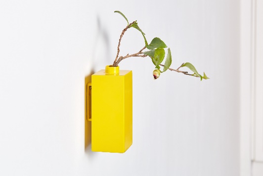 Flower Vase wall-mounted Yellow sub 1
