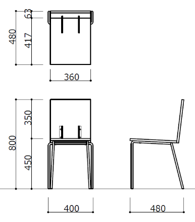 Stacking Chair spec